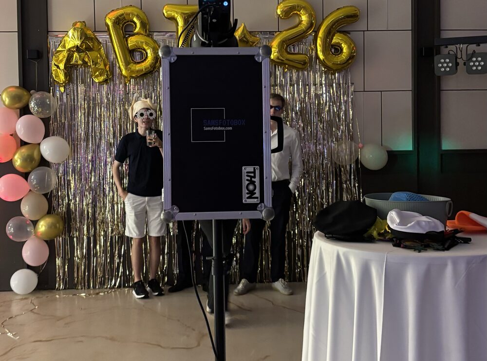 Unsere Fotobox im Einsatz beim MPG-Abiball 2026